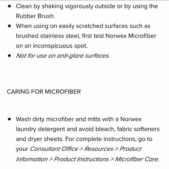 Norwex Dual Sided Mitt graphite/floral NWT - Picture 8 of 10